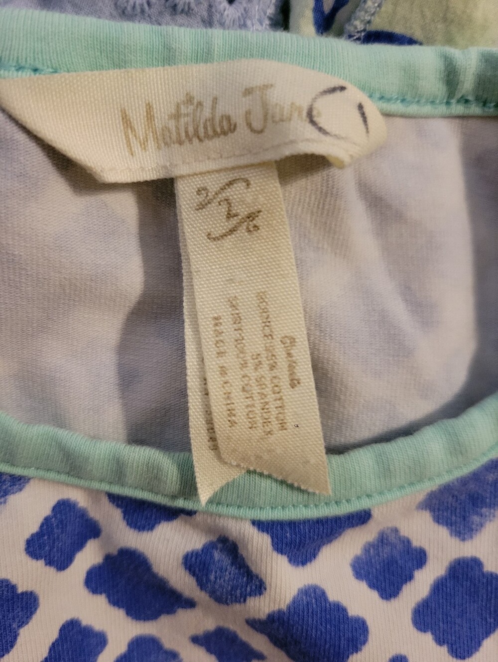 Matilda Jane Blue Patchwork Dress - Picture 5 of 5